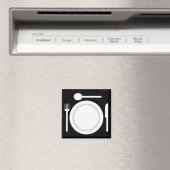 Aimant Fourche et cuillère à couteau en plaque (In Situ (Lave-vaisselle))