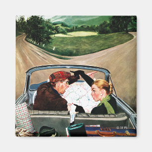 Aimant Fourche sur la route