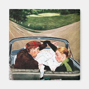 Aimant Fourche sur la route