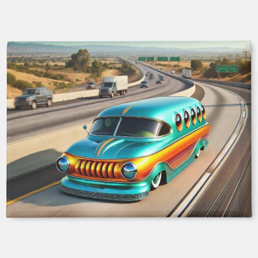 Aimant Fourgonnette Boogie Googie (Recto)