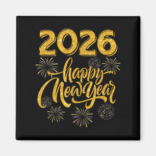 Aimant Fournitures de fête du Nouvel An 2026 Bonne Année