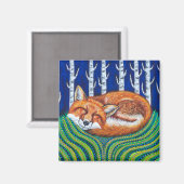 Aimant Fox dormant (Recto/Verso)