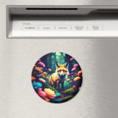 Aimant "Fox in Bloom" (In Situ (Lave-vaisselle))