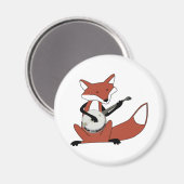 Aimant Fox Jouer au banjo (Recto/Verso)