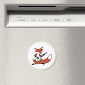 Aimant Fox Jouer au banjo (In Situ (Lave-vaisselle))