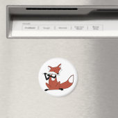 Aimant Fox Jouer la Flûte (In Situ (Lave-vaisselle))
