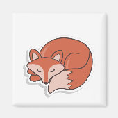 Aimant Fox Sleep (Devant)