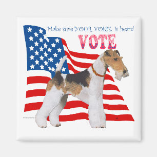 Aimant Fox-Terrier à poil dur VOTE