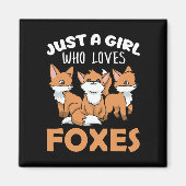 Aimant Fox Toxits Women Fox Toxits Girls Fox Lover Fox (Devant)