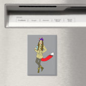 Aimant Foxgirl (In Situ (Lave-vaisselle))