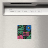 Aimant Foxtrot Delta Tango Flower Boho (In Situ (Lave-vaisselle))