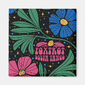 Aimant Foxtrot Delta Tango Flower Boho (Devant)