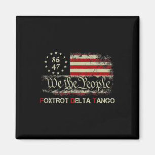Aimant Foxtrots Drôle Delta Tangos Nous Les Peuples Us Am