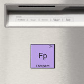 Aimant Fp - Facepalm Élément Drôle de Mème Tee de Chimie (In Situ (Lave-vaisselle))
