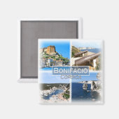 Aimant FR0119 Europe, France, Corse, Bonifacio, Frigo (Recto/Verso)