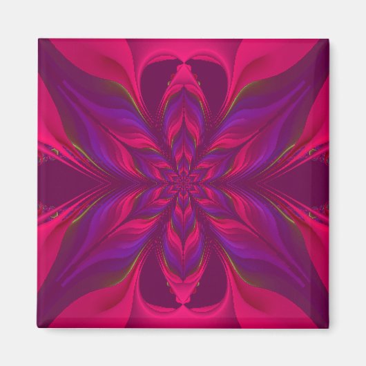 Aimant fractal à la fleur (Devant)