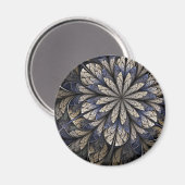 Aimant fractal : hiver (Recto/Verso)