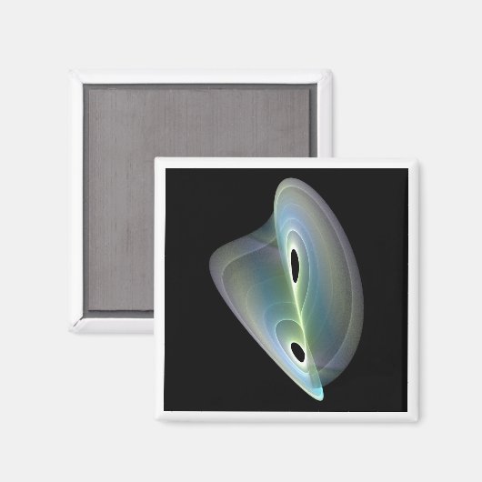 Aimant fractal pastel (Recto/Verso)