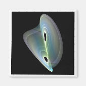 Aimant fractal pastel (Devant)