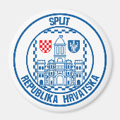 Aimant Fractionner l'Emblème arrondi (Devant)