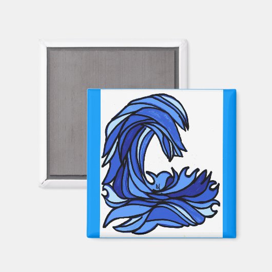 Aimant fracturation de vague (Recto/Verso)