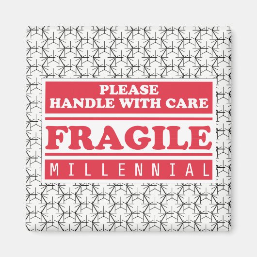 Aimant Fragile Millénium, Manipuler Avec Soin Enveloppeme (Devant)