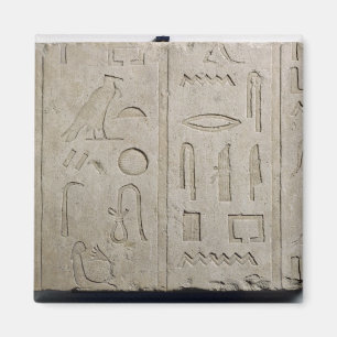 Aimant Fragment d'une inscription hiéroglyphique