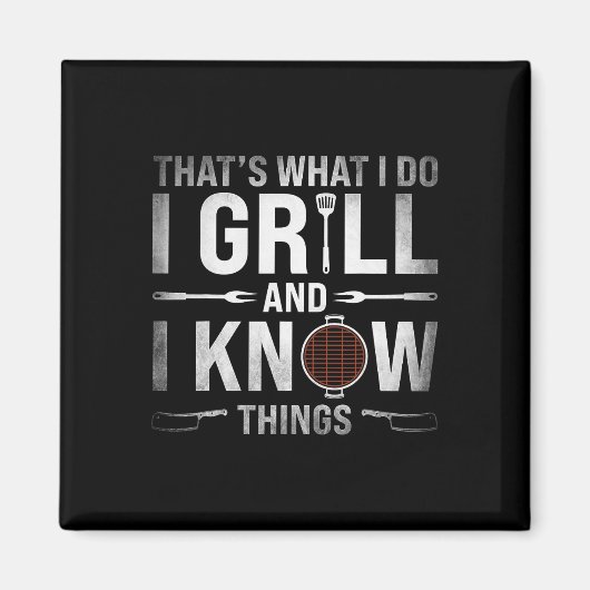 Aimant Fraisage amusant Barbecue Fumer Viande Fumer Gr (Devant)