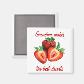 Aimant fraise (Recto/Verso)