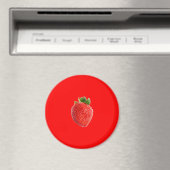 Aimant Fraise d'été (In Situ (Lave-vaisselle))