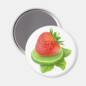 Aimant Fraise et citron vert (Recto/Verso)