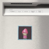 Aimant fraise fille (In Situ (Lave-vaisselle))