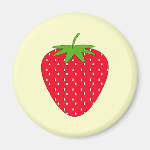 Aimant Fraise rouge