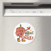 Aimant Fraise Sarcastique Désolé Pas Désolé (In Situ (Lave-vaisselle))