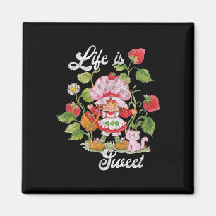 Aimant Fraise Shortcake Life is Sweet Vintage Berry G