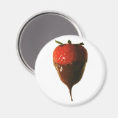 Aimant Fraise trempée au chocolat (Recto/Verso)