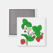 Aimant Fraises pour le petit-déjeuner (Recto/Verso)