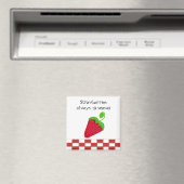Aimant Fraises toujours en saison (In Situ (Lave-vaisselle))