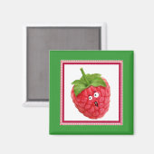 Aimant framboise (Recto/Verso)