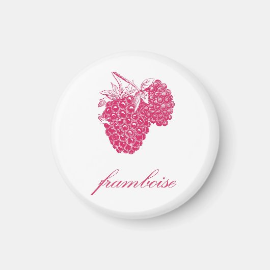Aimant framboise (Framboise) (Devant)