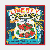 Aimant Framboises Liberty (Devant)