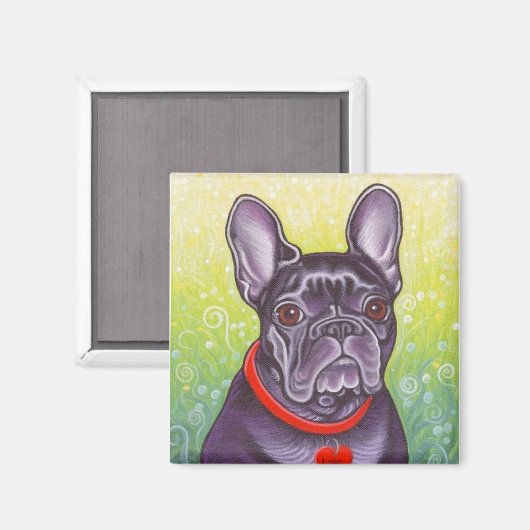 Aimant français Bulldog (Recto/Verso)