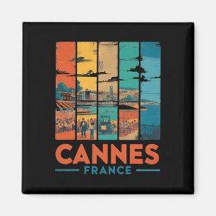 Aimant France Cannes Côte d'Azur Plages Voyage Vintage