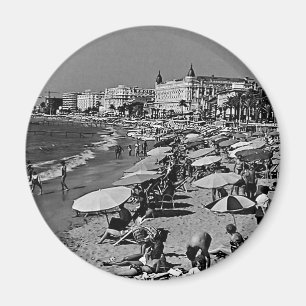 Aimant France Cannes vintage la plage