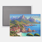 Aimant France Corsica Travel (Recto/Verso)