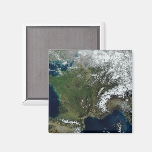 Aimant France de l'espace (Recto/Verso)