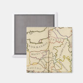 Aimant France, provinces et limites (Recto/Verso)