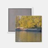Aimant France, Rhône, près d'Avignon, péniche le long (Recto/Verso)