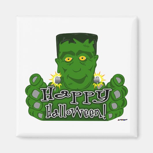 Aimant Frankie Happy Halloween ! (Devant)