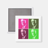 Aimant Franklin D. Roosevelt (Recto/Verso)